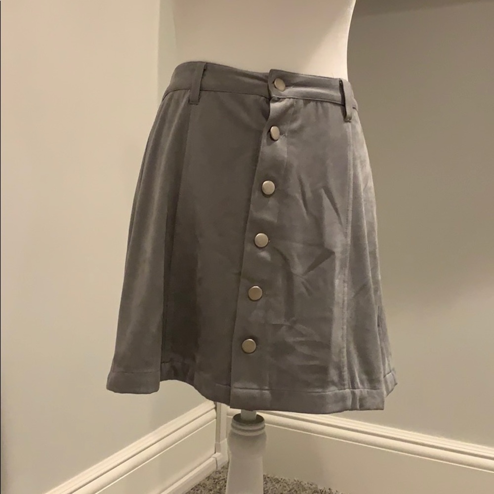 Suede Skirt